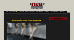 Desktop Screenshot of feverperformingarts.com